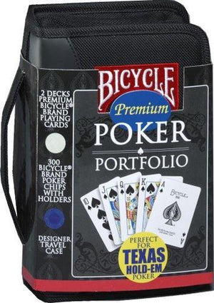 Selecta pokerset portfolio in meeneem koffer