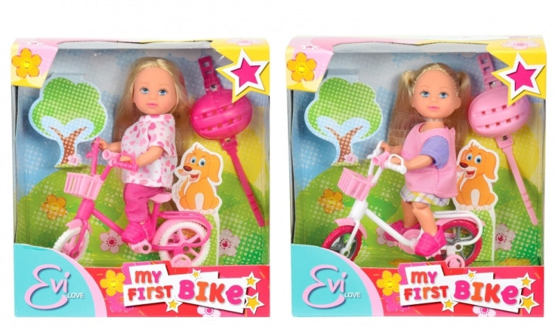Afbeelding laden in galerijviewer, Diverse merken popje evi eerste fiets (2 ass.)
