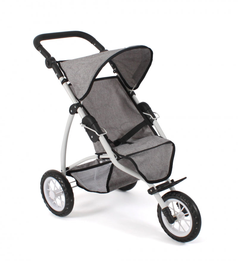 Afbeelding laden in galerijviewer, Bayer chic poppenbuggy jogging leon (jeans grijs)
