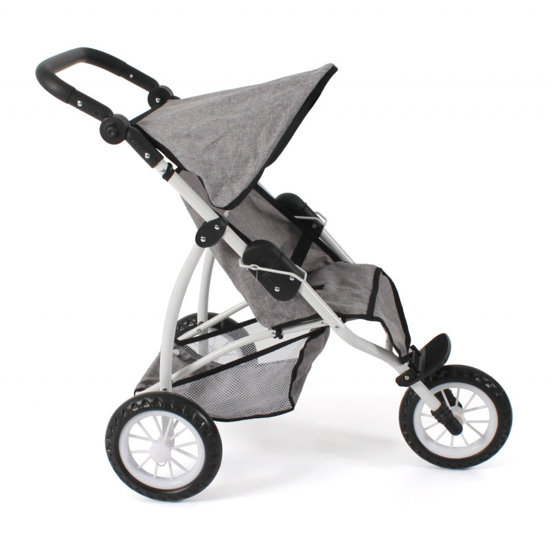 Afbeelding laden in galerijviewer, Bayer chic poppenbuggy jogging leon (jeans grijs)
