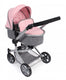 Bayer chic poppenwagen mika combi (grijs lichtroze)