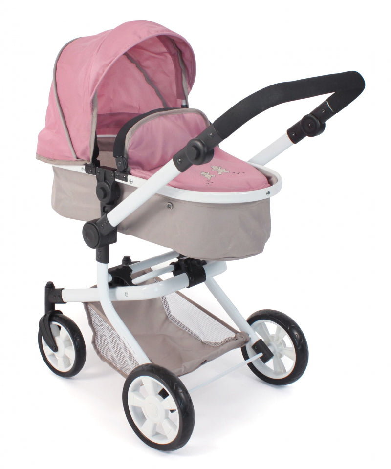 Afbeelding laden in galerijviewer, Bayer chic poppenwagen mika combi (roze taupe beer)
