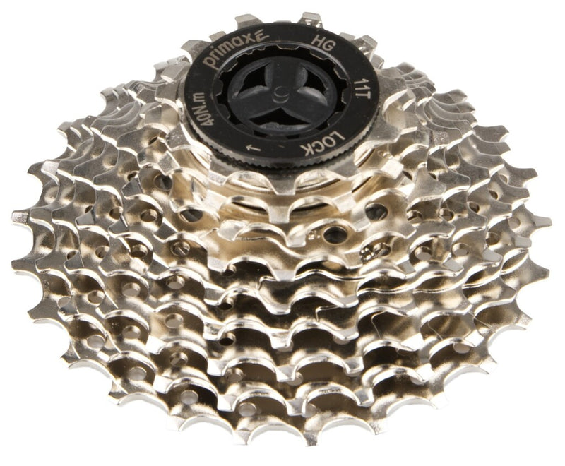 Afbeelding laden in galerijviewer, Primax e cassette 9 speed 11-25t zilver in doosje
