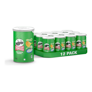 Pringles sour cream onion (12x 70gr)