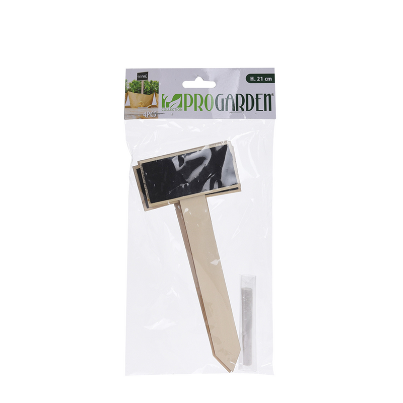 Afbeelding laden in galerijviewer, Pro garden plantenlabel hout 4 stuks
