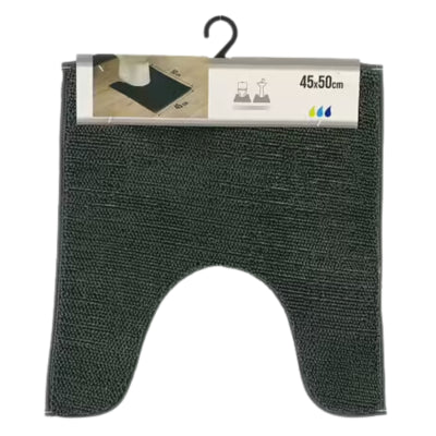 Afbeelding laden in galerijviewer, Wc mat groen polyester 45 x 50 cm | 6 stuks
