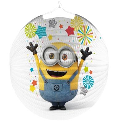 Afbeelding laden in galerijviewer, Amscan despicable me minions lampion 27 cm | 40 stuks
