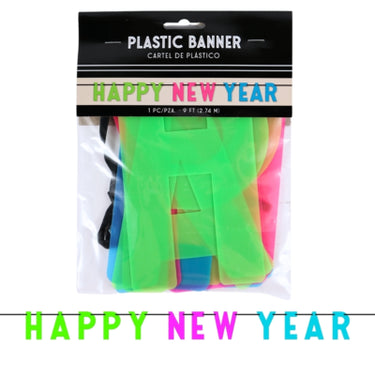 Amscan letterslinger happy new year neon 274 cm | 36 stuks