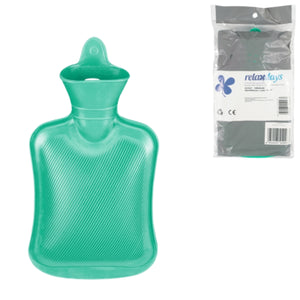 Relaxdays warmwater kruik turquoise 1 l | 12 stuks
