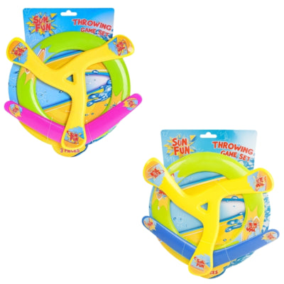 Afbeelding laden in galerijviewer, Sun fun flying frisbee set 30 cm assorti set van 3 | 12 stuks
