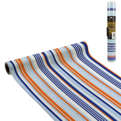 Tafelloper 3-in-1 blauw 480 cm | 24 stuks