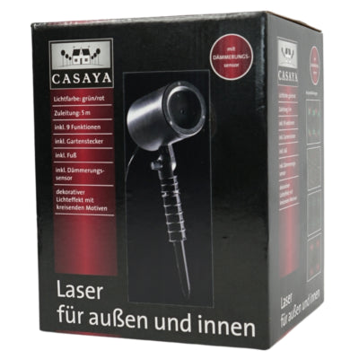 Afbeelding laden in galerijviewer, Casaya (r) laser projector ip44 eu-stekker 40 cm | 10 stuks
