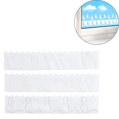 Condensstrips kat wit 30 cm set van 3 | 50 stuks