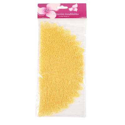 Afbeelding laden in galerijviewer, Geschenkverpakking tule geel 24 cm 6 stuks | 24 stuks

