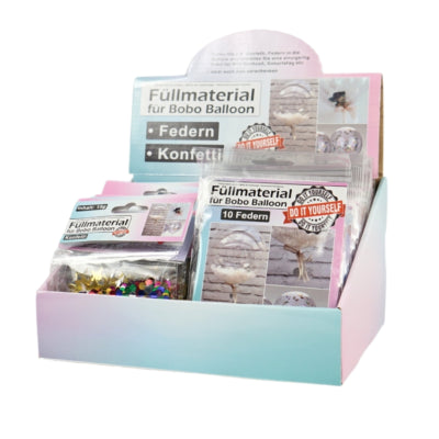 Bobo ballon vulmateriaal 6 assorti | 48 stuks