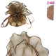 Geschenkverpakking tule bruin 10 stuks | 24 stuks
