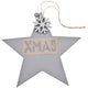 Ngk hanger kerst xmas grijs 32 cm | 24 stuks