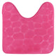 Wc mat fuchsia microfiber 50 x 50 cm | 16 stuks