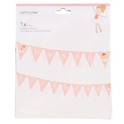 Afbeelding laden in galerijviewer, Amscan slinger happy birthday danseres 180 cm | 20 stuks
