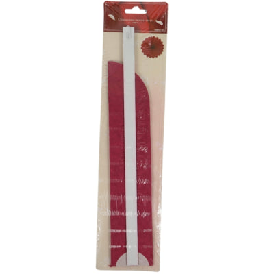 Afbeelding laden in galerijviewer, Decoratieve waaier bordeaux 60 cm | 24 stuks
