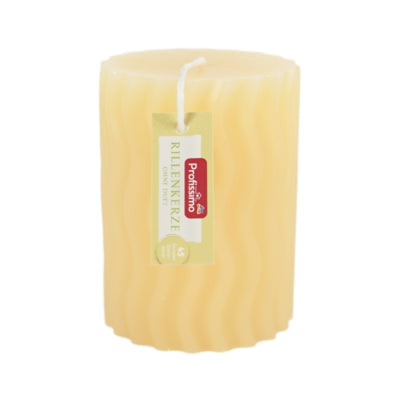 Profissimo (r) stompkaars met groeven geel 6,8 x 10 cm | 12 stuks