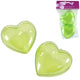 Hanger hart groen 10 cm 2 stuks | 24 stuks