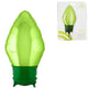 Amscan folie ballon kerstlamp groen 55 cm | 25 stuks