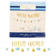 Amscan letterslinger baby boy hello world blauw goudkleurig 170 cm | 12 stuks
