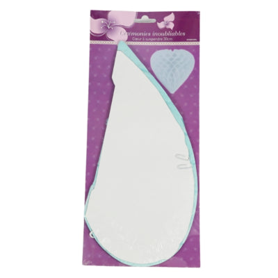 Afbeelding laden in galerijviewer, Honeycomb hart blauw 30 cm | 24 stuks
