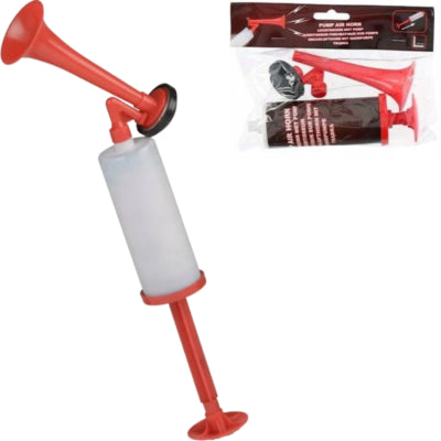 Luchthoorn met pomp 20 cm | 12 stuks