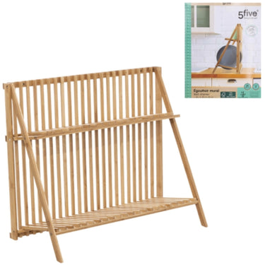 5five afdruiprek bamboe 60 cm | 4 stuks