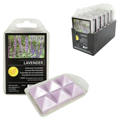 Afbeelding laden in galerijviewer, Gala waxmelts pyramide lavendel 6 stuks | 12 stuks
