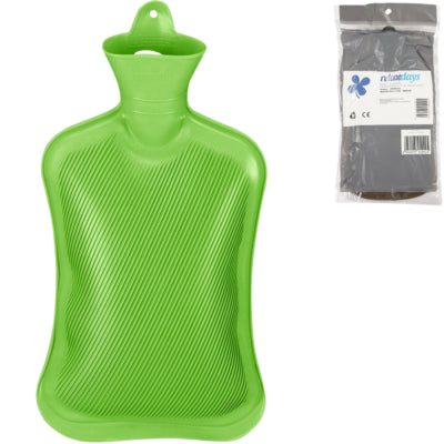 Afbeelding laden in galerijviewer, Relaxdays warmwater kruik groen 2 l | 6 stuks
