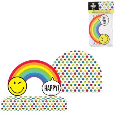 Afbeelding laden in galerijviewer, Amscan uitnodigingskaarten met envelop smiley 16 cm 8 stuks | 36 stuks
