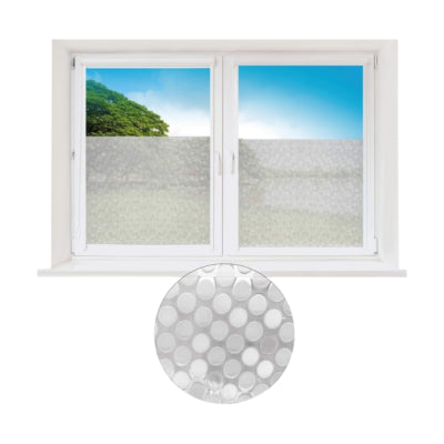 Pro home raamfolie met motief dots 60 x 150 cm | 48 stuks