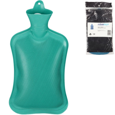 Afbeelding laden in galerijviewer, Relaxdays warmwater kruik turquoise 2 l | 6 stuks
