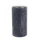 Gala stompkaars rustiek donkerblauw 8 x 15 cm | 6 stuks