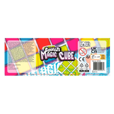 Squeeze magische kubus 6 cm | 12 stuks