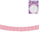 Slinger rond papier roze 3 m | 24 stuks