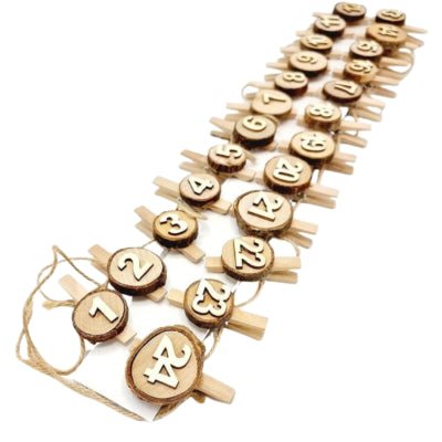 Afbeelding laden in galerijviewer, Adventskalender diy 5 cm set van 24 | 16 stuks
