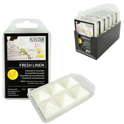 Afbeelding laden in galerijviewer, Gala waxmelts pyramide fresh linen 6 stuks | 12 stuks
