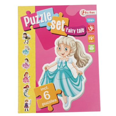 Afbeelding laden in galerijviewer, Toi-toys legpuzzels sprookjes 19 cm set van 6 | 12 stuks
