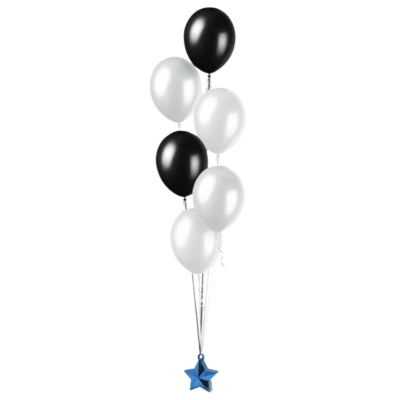 Afbeelding laden in galerijviewer, Amscan ballongewicht ster blauw 10 cm | 24 stuks
