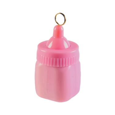 Amscan ballongewicht babyfles roze 9 cm | 24 stuks