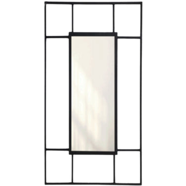 Len-fra wandspiegel madison zwart 120 cm | 2 stuks