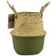Mand zeegras olijfgroen bruin 22 cm | 8 stuks