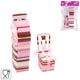 Geschenkverpakking chair roze bruin set van 6 | 24 stuks