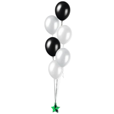 Afbeelding laden in galerijviewer, Amscan ballongewicht ster groen 10 cm | 24 stuks
