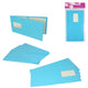 Kaarten met enveloppen blauw 21 cm 5 stuks | 48 stuks