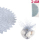 Geschenkverpakking tule grijs 24 cm 6 stuks | 24 stuks